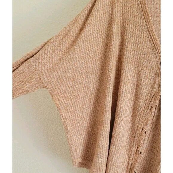 UO Out From Under Jojo Thermal Oversized Cardigan Top Size L - Picture 4 of 8